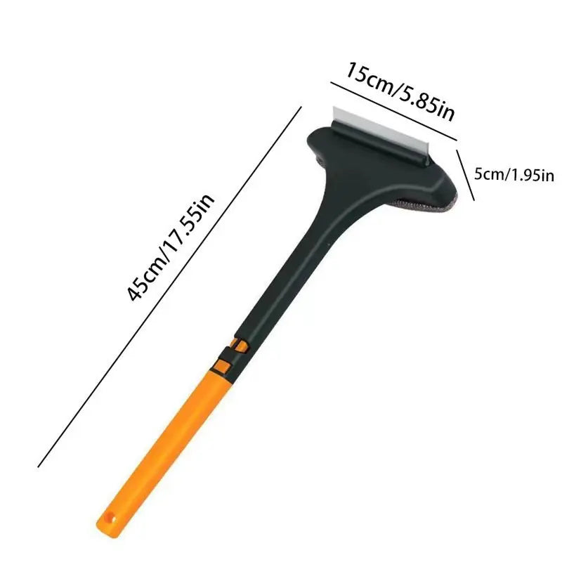 đHot sale 49% OFFđ2-in-1 Double-Sided Window Screen Cleaning Brush and Glass Wiper with Scraper-OA