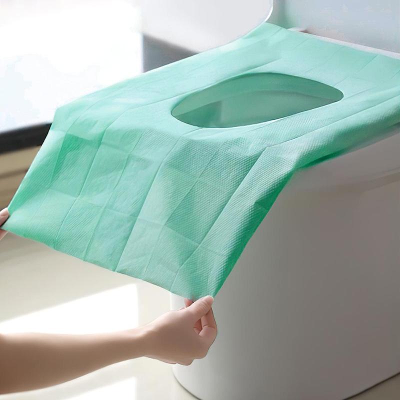 🎁Venta caliente 2026🎁 - 49% DE DESCUENTO💥 Fundas desechables de plástico para asiento de inodoro - Ya no te preocupes por los baños públicos👋-EV