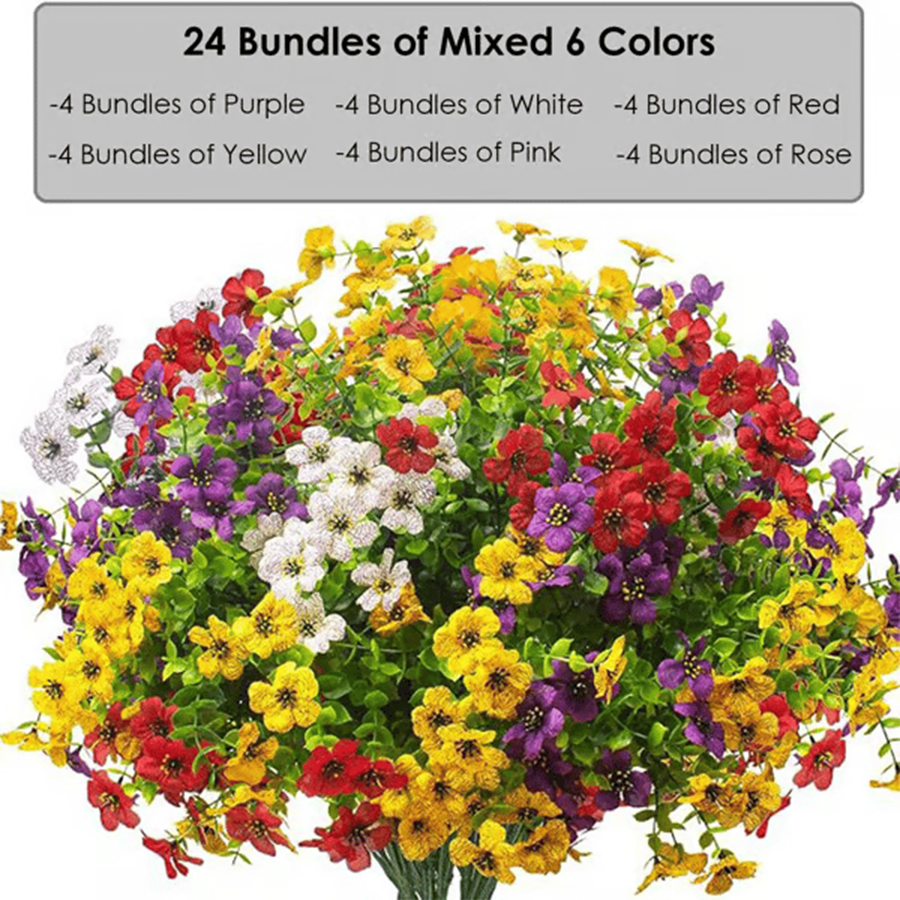 🔥Last Day 50% OFF🔥Zero Maintenance Realistic UV Resistant Outdoor Flowers.-FO