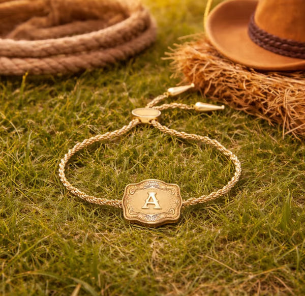 🏇Handmade Country Letter Bracelet -KKK
