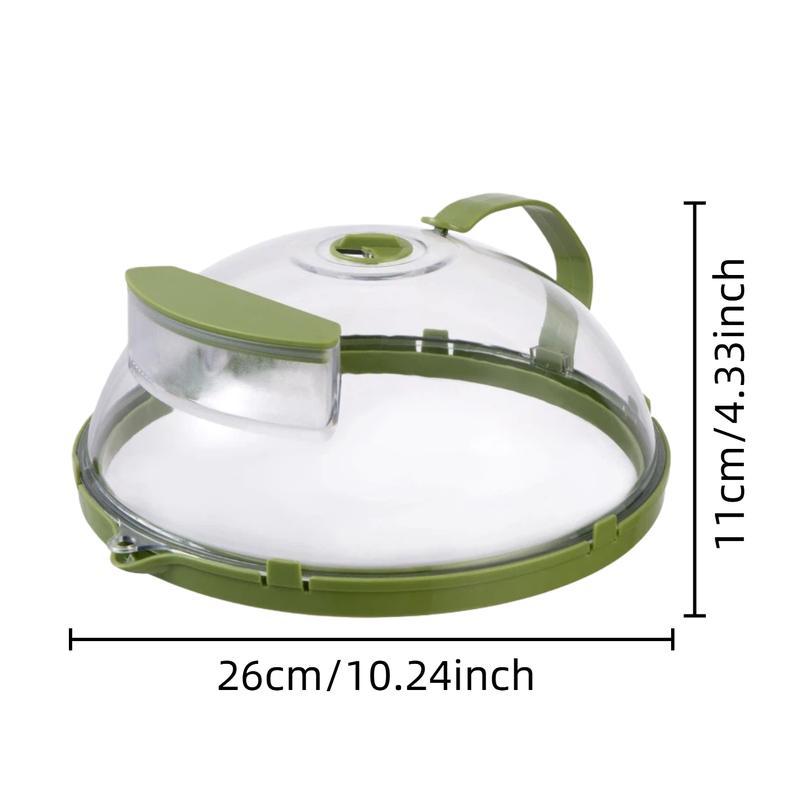 Microwave Splatter Cover with Water Steamer-OA