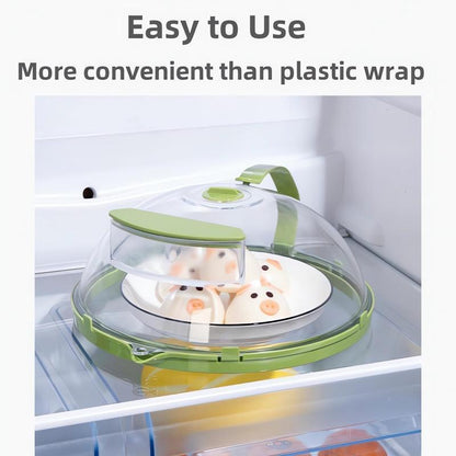 Microwave Splatter Cover with Water Steamer-OA