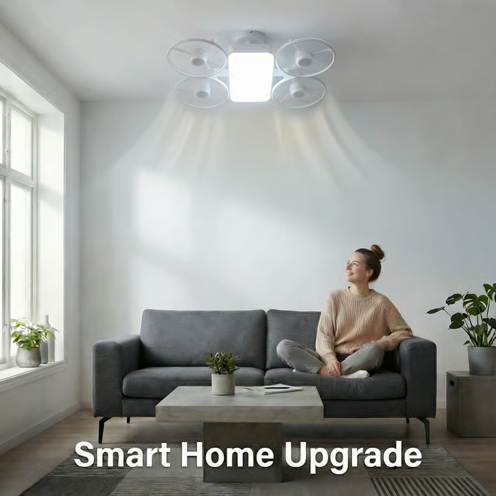 ✨ Drone-Style LED Ceiling Fan Light – Modern Lighting & Airflow in One-ZZZ