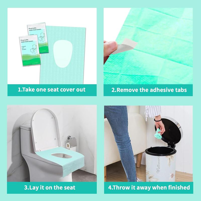 🎁Venta caliente 2026🎁 - 49% DE DESCUENTO💥 Fundas desechables de plástico para asiento de inodoro - Ya no te preocupes por los baños públicos👋-EV