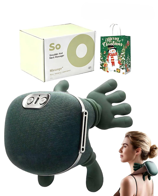⏰ÚLTIMO DÍA 49% DE DESCUENTO🔥Masajeador Inalámbrico de Cuello y Hombros 6D | El Regalo Perfecto para el Día de la Madre-EV