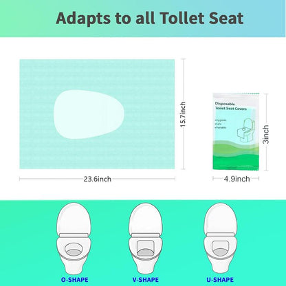 🎁Venta caliente 2026🎁 - 49% DE DESCUENTO💥 Fundas desechables de plástico para asiento de inodoro - Ya no te preocupes por los baños públicos👋-EV