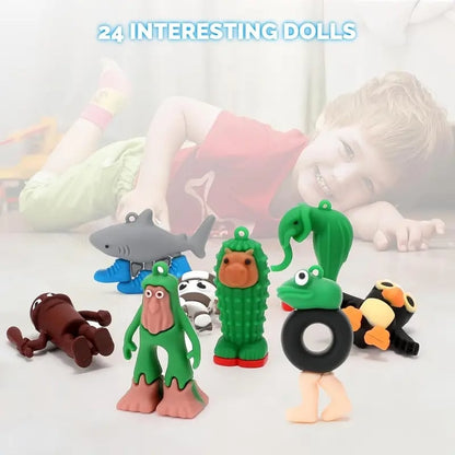 🔥24PCS Action Figures | DIY Keychain Accessories | Perfect Christmas Gifts.-FO