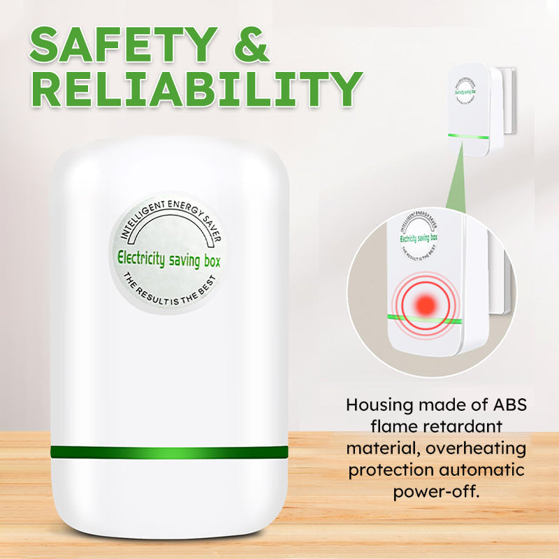 ⏰LAST DAY 49% OFF🔥Energy Saver Plug-In Power Box with US Plug 2026 Updated Design, Compatible with 90–250V Input Range-EV