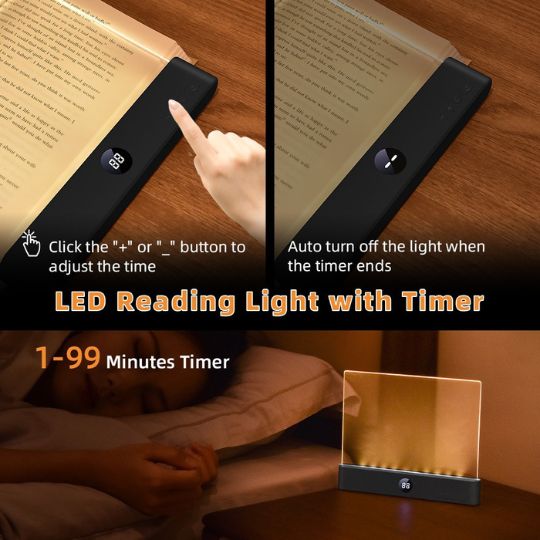 🎁2026 Hot Sale🎁- 49% OFF💥Smart LED Book Light | Eye Protection Reading Light-EV