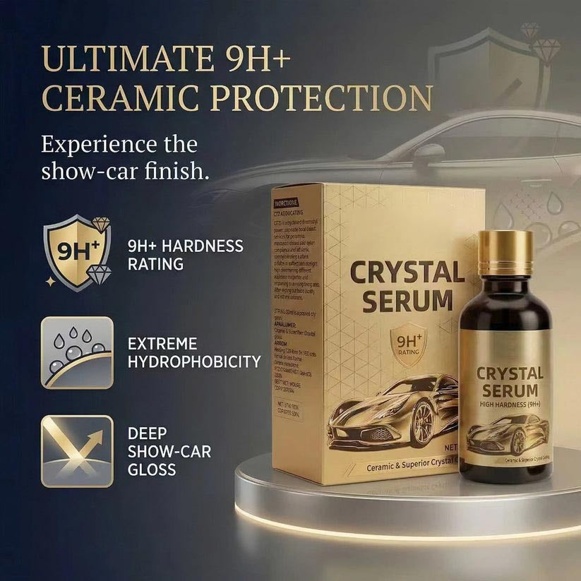 ⏰LAST DAY 49% OFF🔥Crystal Serum – 9h Professional Ceramic Coating For Car Paint, Gloss & Protection-EV