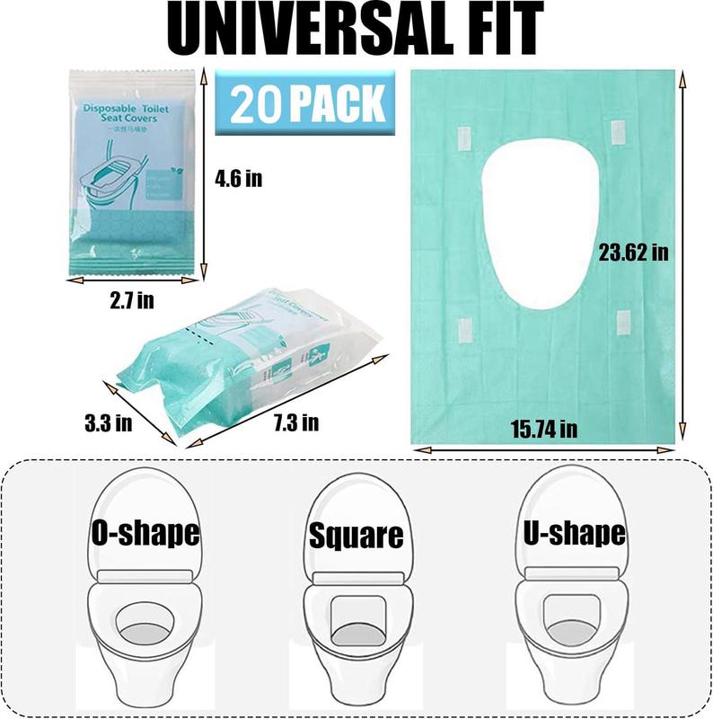 🎁Venta caliente 2026🎁 - 49% DE DESCUENTO💥 Fundas desechables de plástico para asiento de inodoro - Ya no te preocupes por los baños públicos👋-EV