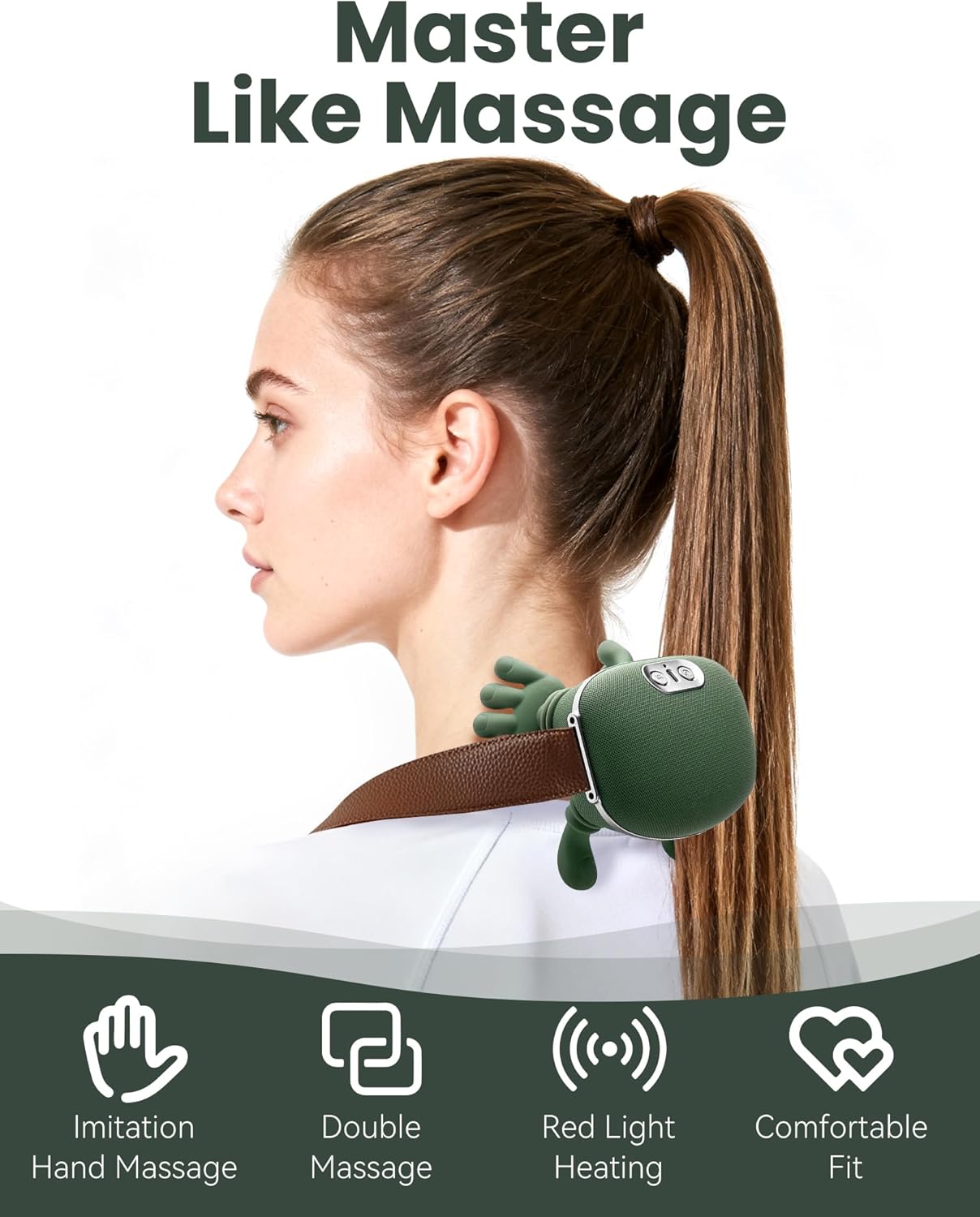 ⏰LAST DAY 49% OFF🔥6D Wireless Neck & Shoulder Massager | Perfect Mother's Day Gift-EV