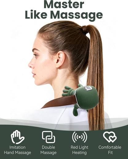 ⏰LAST DAY 49% OFF🔥6D Wireless Neck & Shoulder Massager | Perfect Mother's Day Gift-EV
