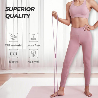 🏆Flash Sale⚡ 50K+ SOLD! Almost Gone-💥🔥Resistance Bands, Figure 8 Exercise Bands for Women Men-FO