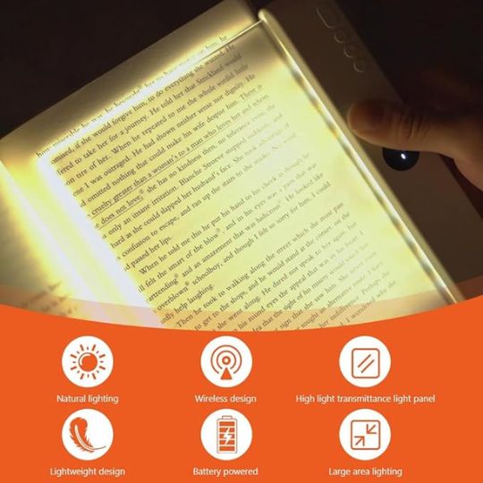 🎁2026 Hot Sale🎁- 49% OFF💥Smart LED Book Light | Eye Protection Reading Light-EV