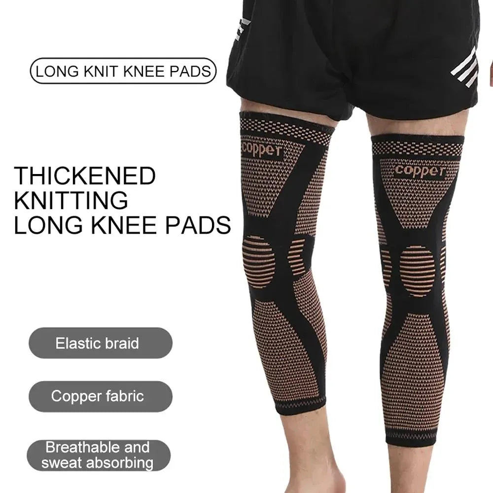 🔥【Buy 1 Get 1 Free(Two pairs)】🏆Copper Compression Leg Sleeves 20-30mmHg for Pain Relief, Calf Support & Recovery-FO