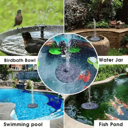 ⏰LAST DAY 49% OFF🔥7 Ways This Solar Fountain Pump Turns Your Garden Into a Serene Paradise (No Electricity Required!)-EV