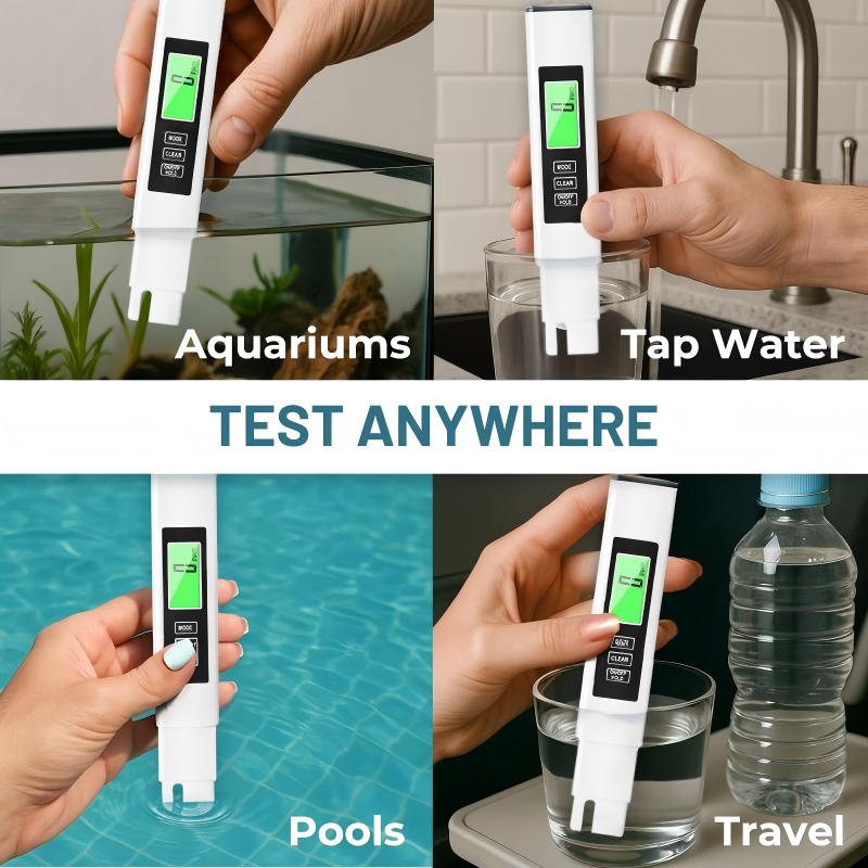 💥Early Spring Sale 49% OFF💚 4-in-1 TDS Water Quality Tester - Measures pH, Chlorine, and Hardness with LCD Display for Pools and Aquariums -EV