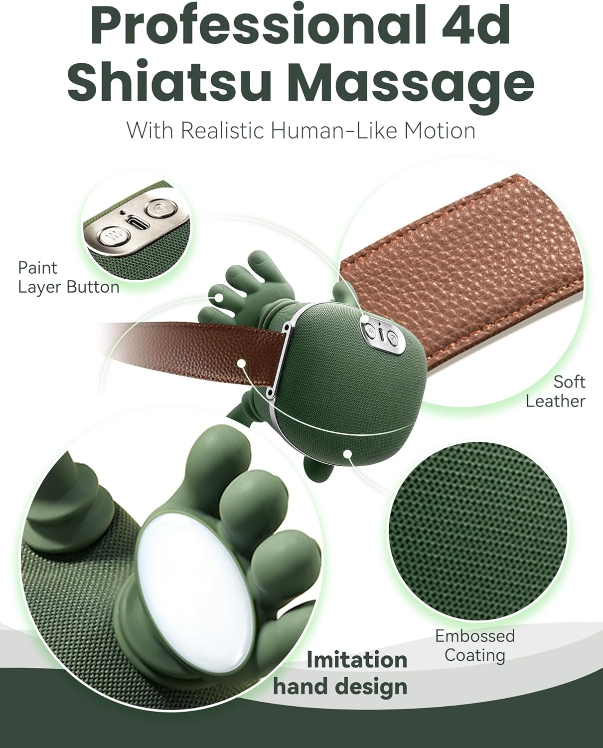 ⏰LAST DAY 49% OFF🔥6D Wireless Neck & Shoulder Massager | Perfect Mother's Day Gift-EV