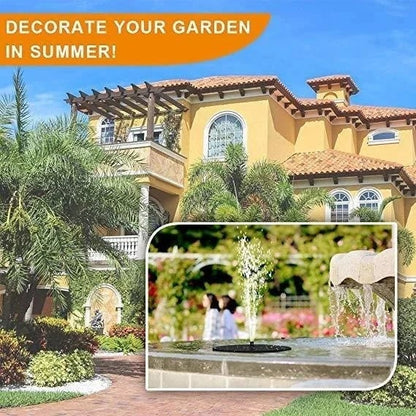 ⏰LAST DAY 49% OFF🔥7 Ways This Solar Fountain Pump Turns Your Garden Into a Serene Paradise (No Electricity Required!)-EV