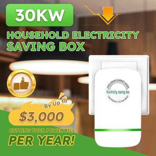 ⏰LAST DAY 49% OFF🔥Energy Saver Plug-In Power Box with US Plug 2026 Updated Design, Compatible with 90–250V Input Range-EV