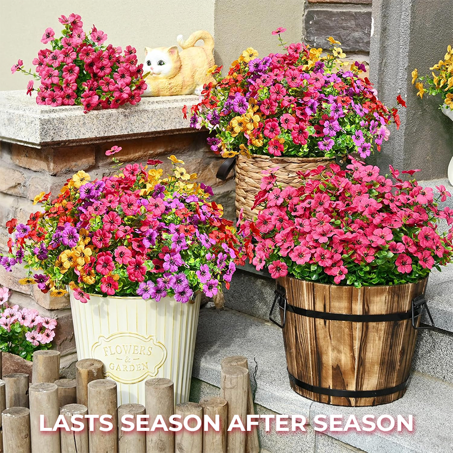 🔥Last Day 50% OFF🔥Zero Maintenance Realistic UV Resistant Outdoor Flowers.-FO