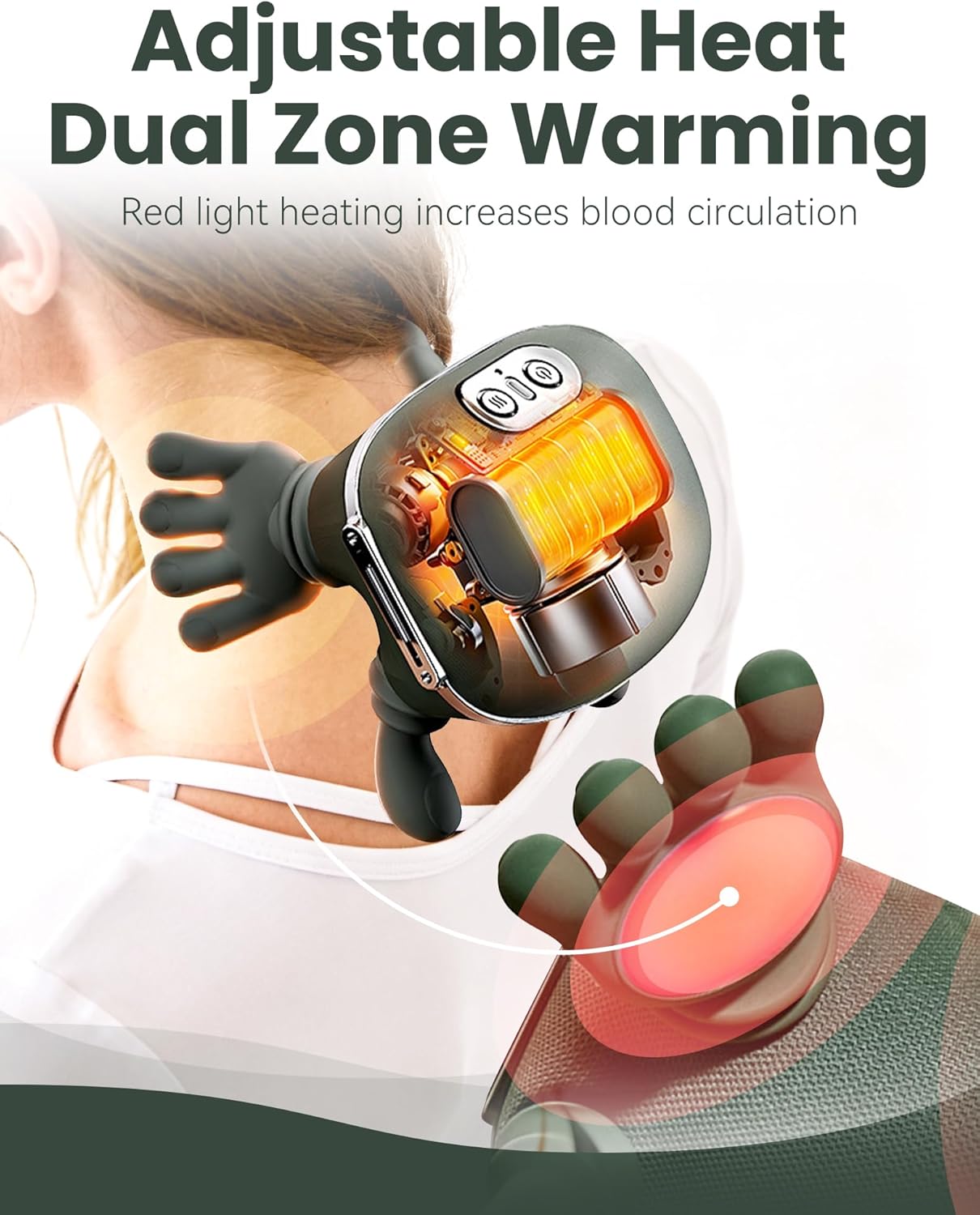 ⏰LAST DAY 49% OFF🔥6D Wireless Neck & Shoulder Massager | Perfect Mother's Day Gift-EV