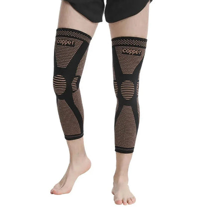 🔥【Buy 1 Get 1 Free(Two pairs)】🏆Copper Compression Leg Sleeves 20-30mmHg for Pain Relief, Calf Support & Recovery-FO