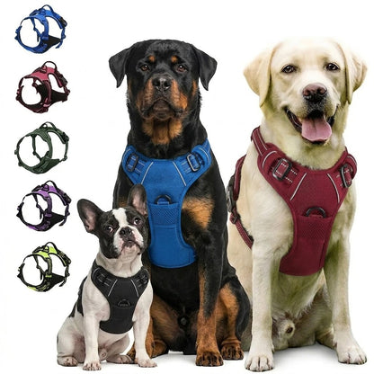 The Ultimate No-Pull Solution: Protect Your Shoulders & Keep Your Dog Safe! ❌💪-EV