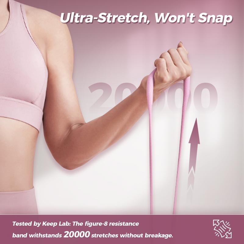 🏆Flash Sale⚡ 50K+ SOLD! Almost Gone-💥🔥Resistance Bands, Figure 8 Exercise Bands for Women Men-FO