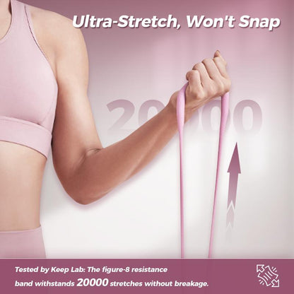🏆Flash Sale⚡ 50K+ SOLD! Almost Gone-💥🔥Resistance Bands, Figure 8 Exercise Bands for Women Men-FO