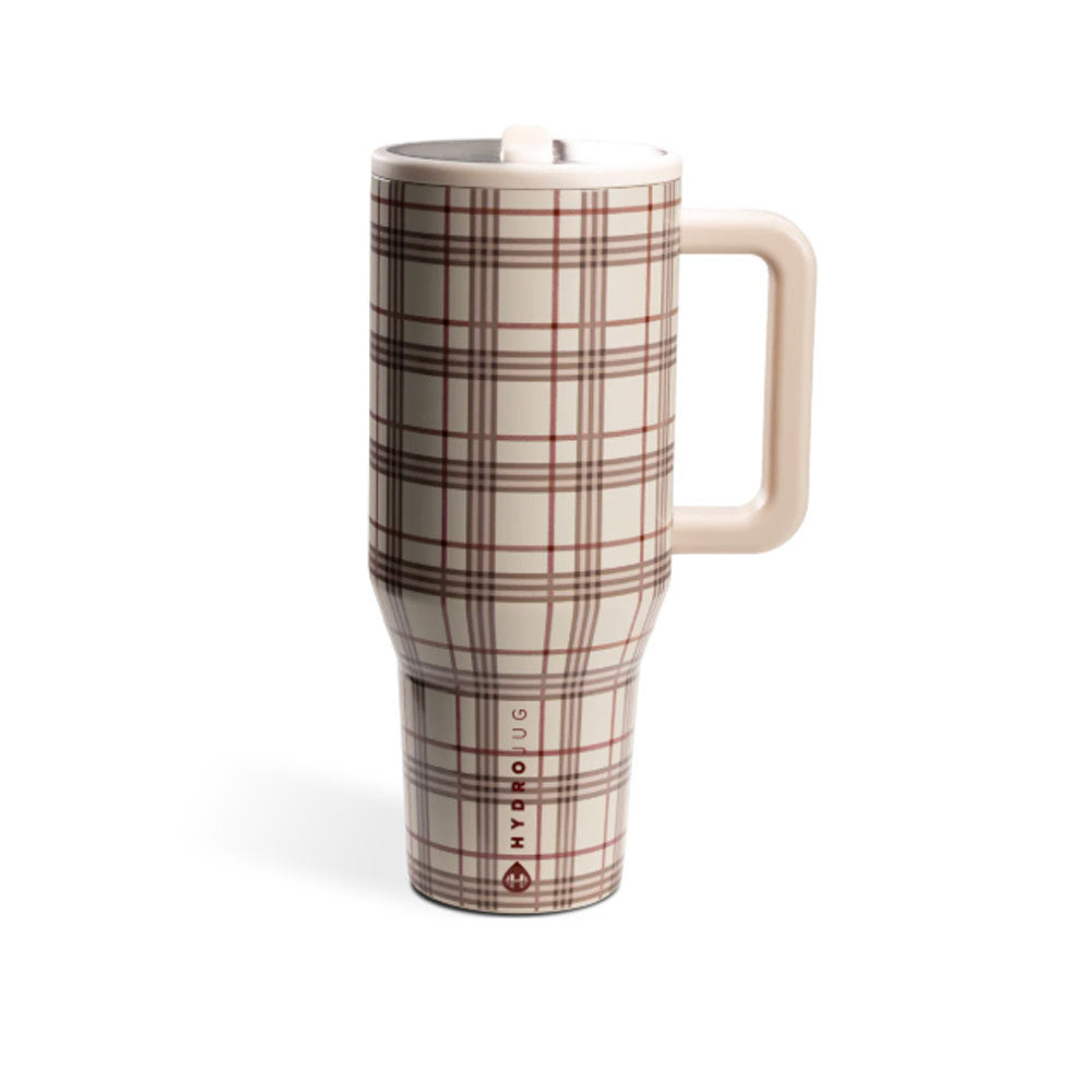 HydroJug Traveler | Leak-Proof Insulated Tumbler with Flip Straw & Cup Holder Fit Flasks Lid-EV