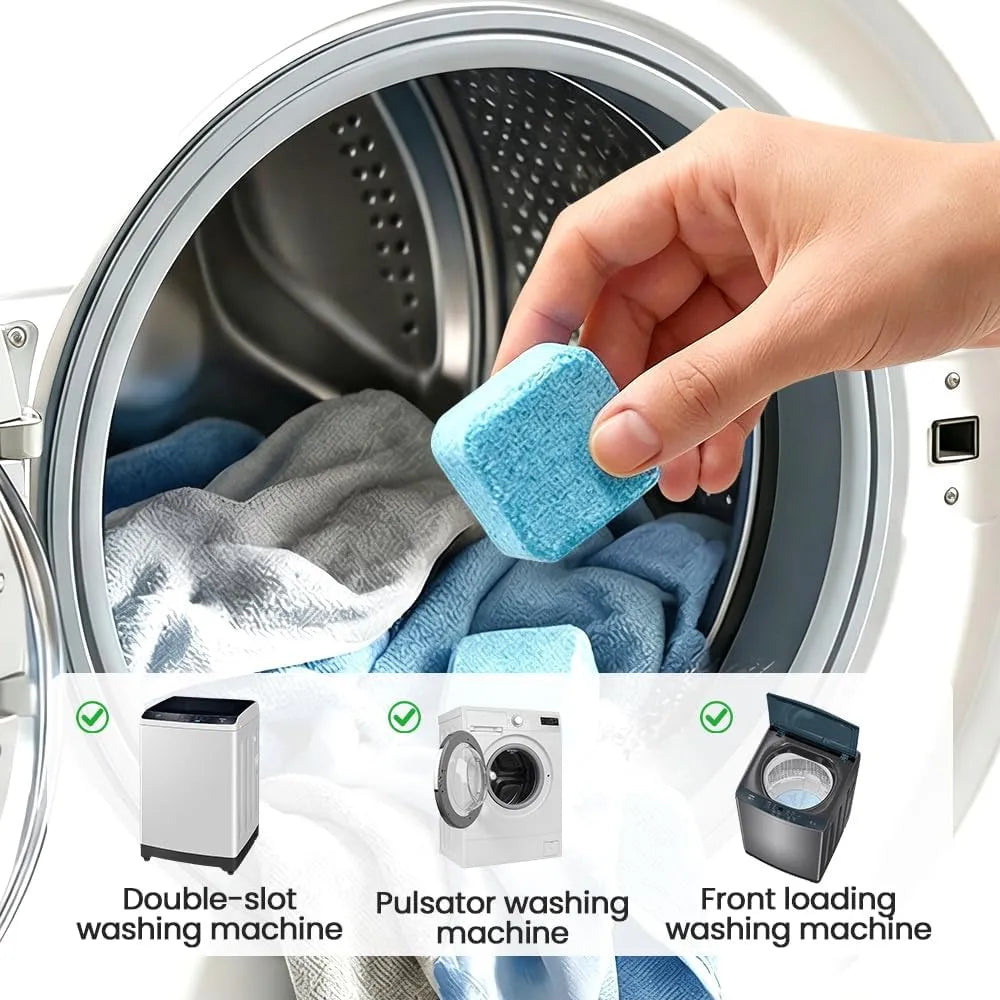 🔥Últimas 3 Horas: 70% DCTO🔥Limpiador de Lavadoras Ecológico – Elimina Pelo de Mascota, Olores y Acumulaciones | Limpiador Natural de Electrodomésticos de Lavandería-FO