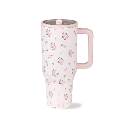 HydroJug Traveler | Leak-Proof Insulated Tumbler with Flip Straw & Cup Holder Fit Flasks Lid-EV