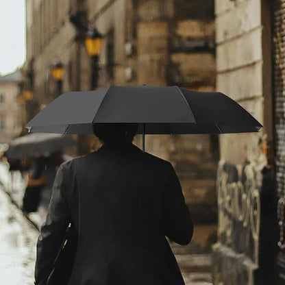 Automatic Folding Umbrella,  Portable Rain Umbrella with Loop Buckle, Windproof & Waterproof Umbrella for Men & Women #GLOBAL PICKS-BP