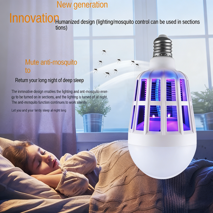 💥Early Spring Sale 49% OFF💚LED Electric Shock Mosquito Light Household Bedroom Nursery Physical Mosquito Away Mosquitoes Electronic Flykilling Lamps-EV