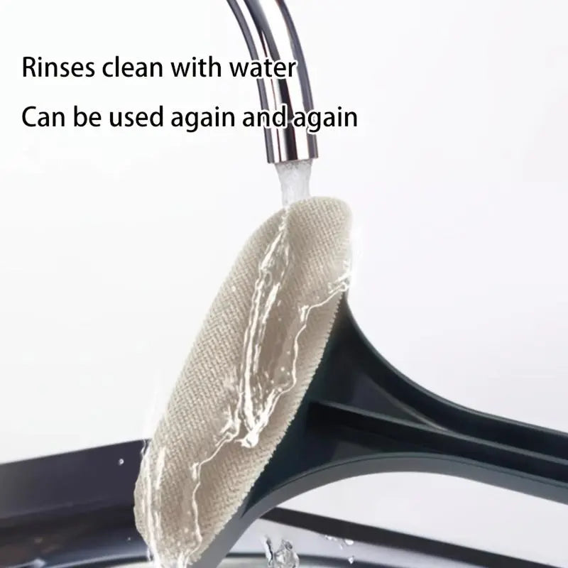 💕Hot sale 49% OFF💖2-in-1 Double-Sided Window Screen Cleaning Brush and Glass Wiper with Scraper-OA