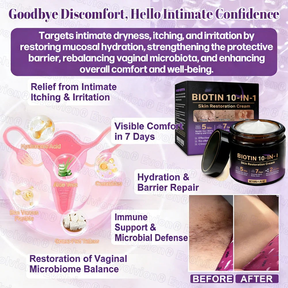 🏆 Sold Out 3 Times This Month! 10-in-1 Skin Restoration Cream 🌙-TY