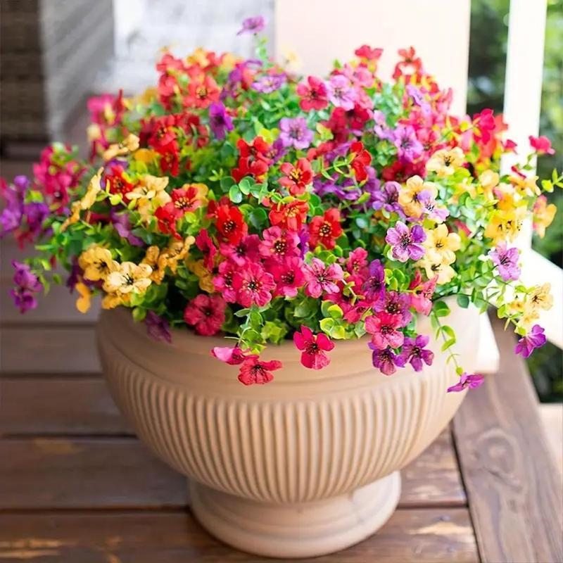 🔥 Last Day 50% OFF 🔥 Realistic UV-Resistant Artificial Flowers – Zero Maintenance, 6/8 Pcs per Set, for Home & Garden-LV