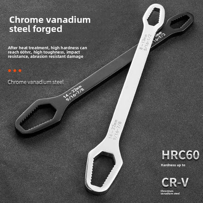Universal Car Torx Wrench,8-22mm Self-tightening Wrench,Double-head Torx Spanner,Non-Slip Multi-function Wrench for Most Nuts & Bolts Repair,Professional Car Assembly & Disassembly Tool.-BP