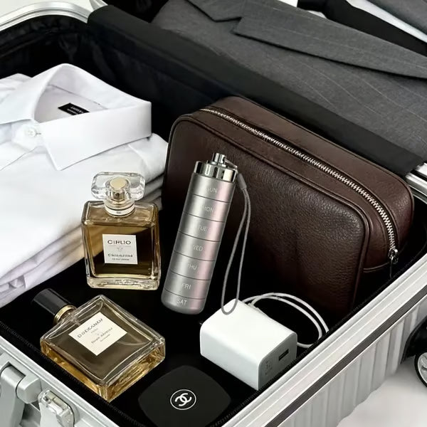 TSA-Friendly Secure Metal Pill Organizer – Leak-Proof & Easy-Carry Case-EV