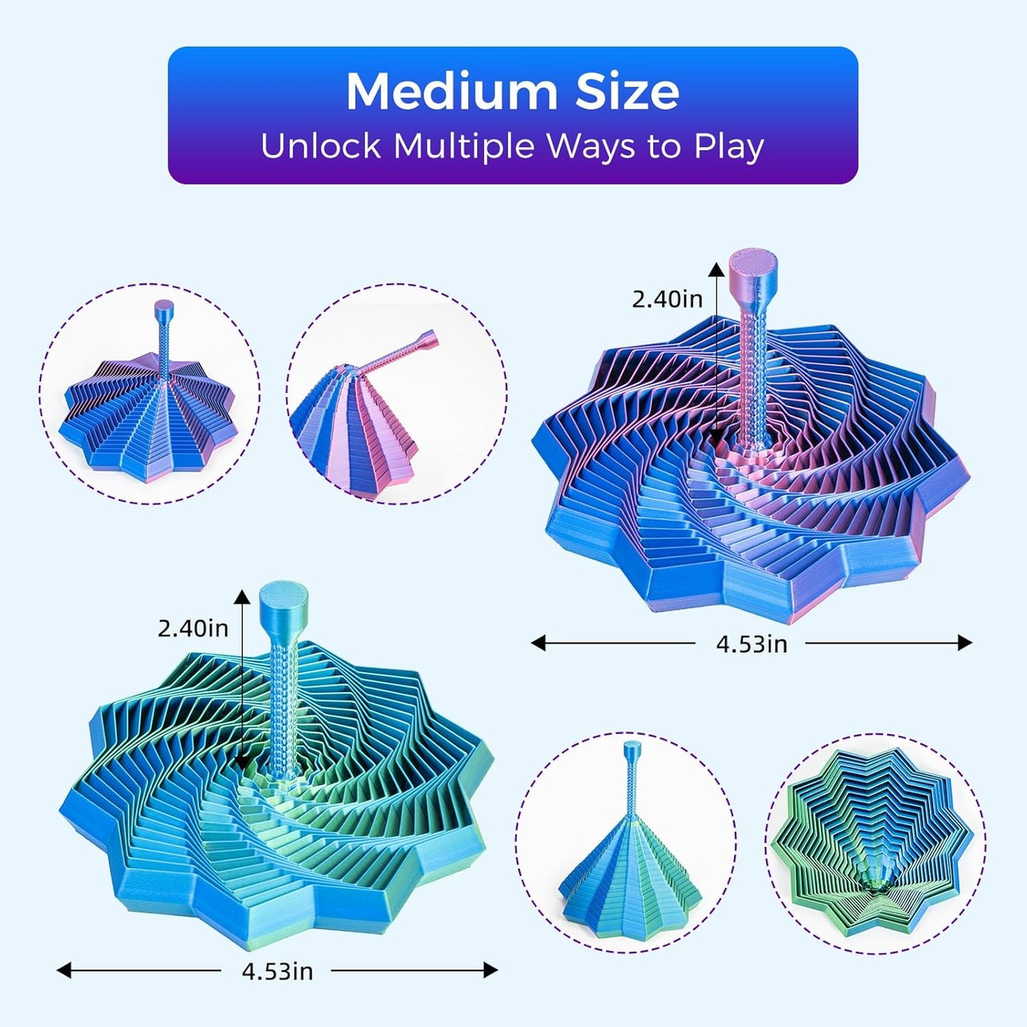 🏆Flash Sale⚡3D Printed Handheld Star Sensory Fidget Toy-EV