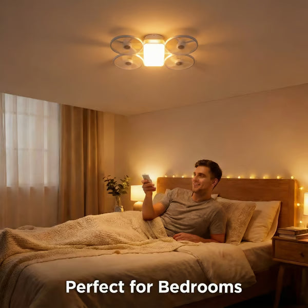 ✨ Drone-Style LED Ceiling Fan Light – Modern Lighting & Airflow in One-ZZZ