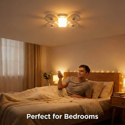 ✨ Drone-Style LED Ceiling Fan Light – Modern Lighting & Airflow in One-ZZZ