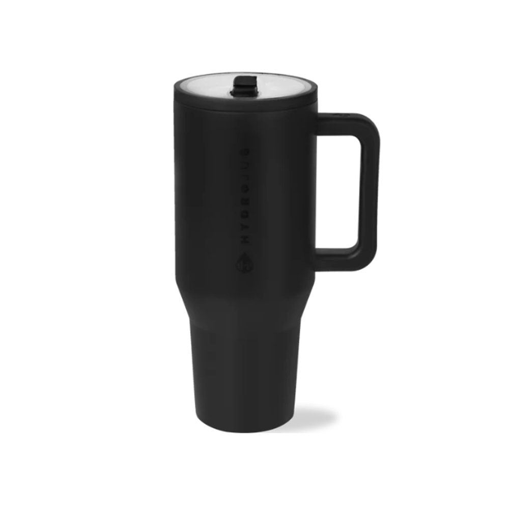 HydroJug Traveler | Leak-Proof Insulated Tumbler with Flip Straw & Cup Holder Fit Flasks Lid-EV