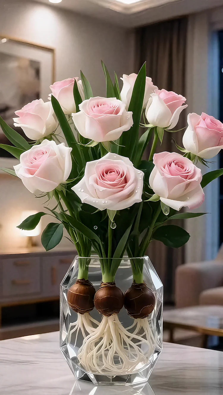 🌹 Hydroponic Roses – Bloom Without Soil! 🌹-TY