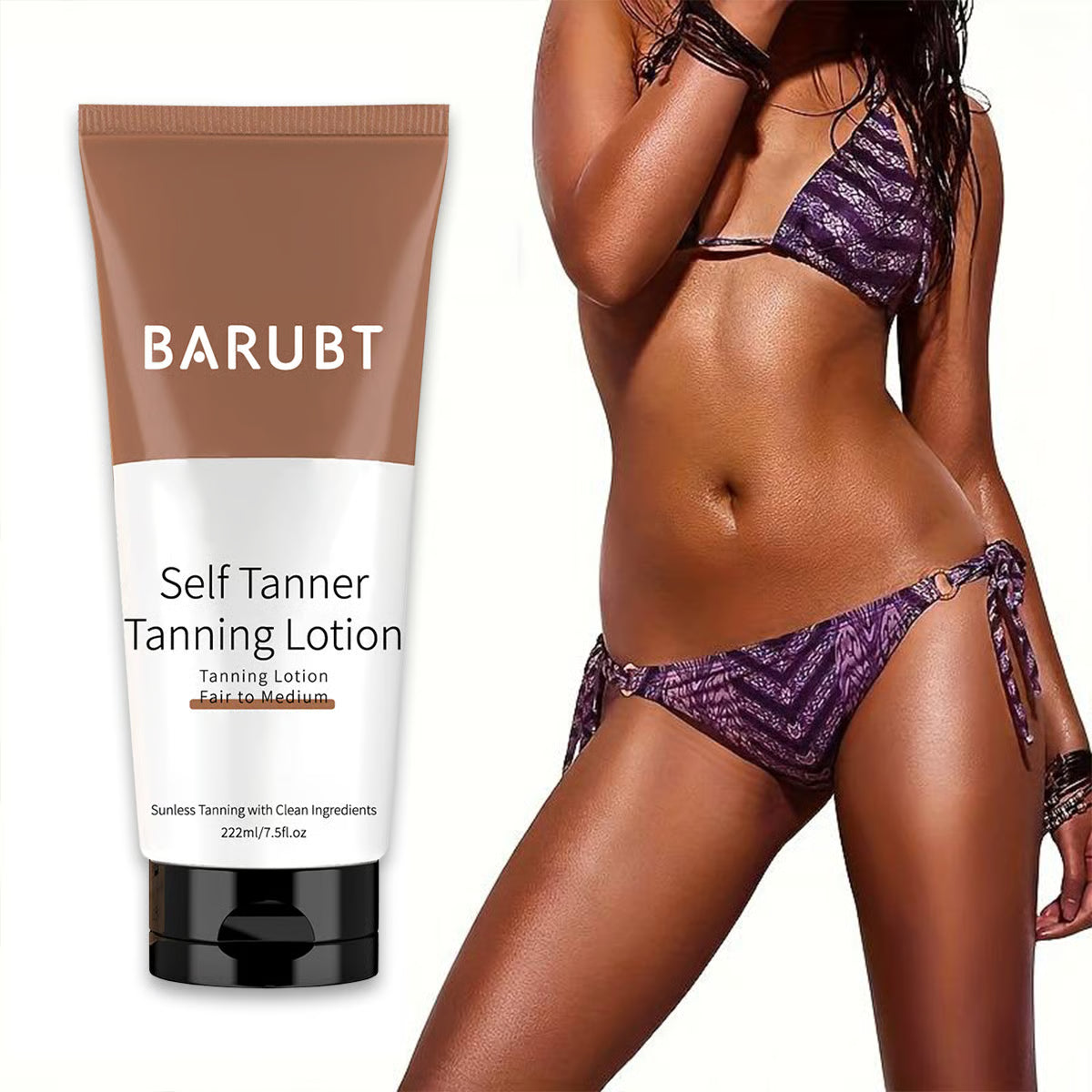 🌞 Get the Ultimate Sunless Glow✨ Beauty by EST Lotion – For a Natural, Streak-Free Tan-TY