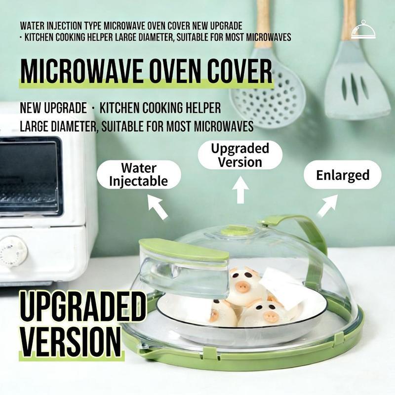 Microwave Splatter Cover with Water Steamer-OA
