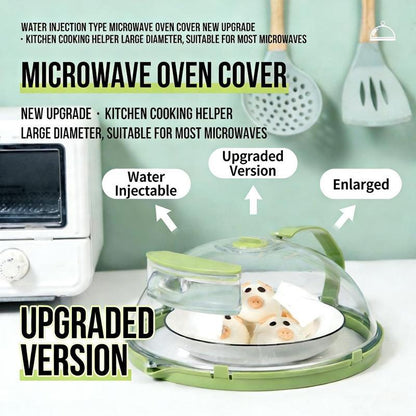 Microwave Splatter Cover with Water Steamer-OA