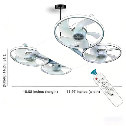 ✨ Drone-Style LED Ceiling Fan Light – Modern Lighting & Airflow in One-ZZZ